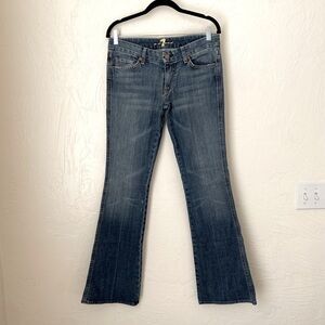 7 for All Mankind studded “A” pocket flare jeans▪️size 28